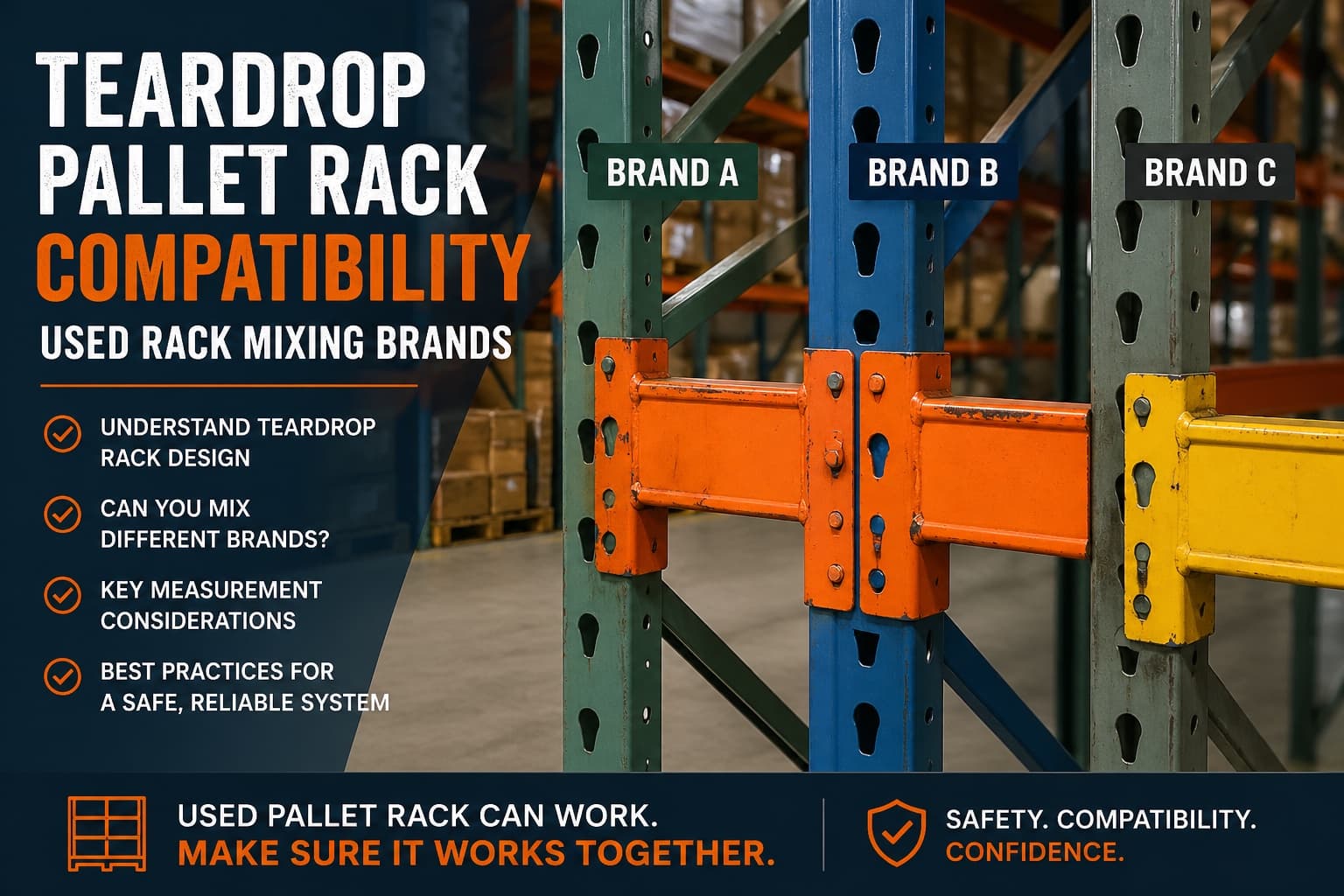 Teardrop Pallet Rack Compatibility: Why "Universal" Used Rack Often Is Not